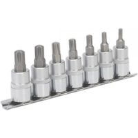 Sealey 7 Piece 3/8" Drive Ribe Socket Bit Set