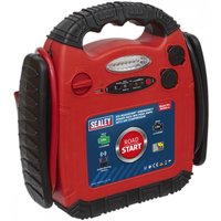 Sealey RS132 RoadStart Emergency Jump Starter, Power Pack and Compressor Pump