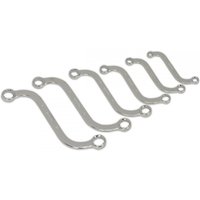 Sealey 6 Piece S Type Ring Spanner Set Metric