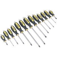 Sealey S0754 Screwdriver Set 13Pc Hammer-thru, Multi