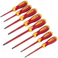 Sealey 8 Piece Magnetic VDE Insulated Screwdriver Set