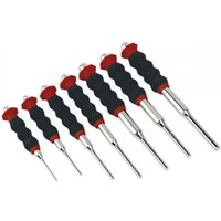 Sealey 7 Piece Sheathed Parallel Pin Punch Set