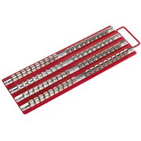 Sealey Socket Rail Tray 1/4", 3/8" and 1/2" Drive