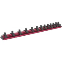 Sealey 1/4" Drive Magnetic Socket Retaining Rail 13 Clips
