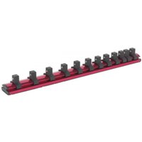 Sealey 3/8" Drive Magnetic Socket Retaining Rail 12 Clips