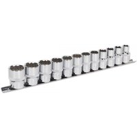 Sealey 12 Piece 1/2" Drive Bi Hexagon WallDrive Socket Set Metric