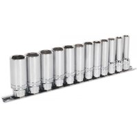 Sealey 12 Piece 3/8" Drive Deep Lock On Hexagon Socket Set