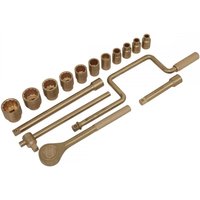 Sealey 17 Piece 1/2" Drive Non Sparking Socket Set