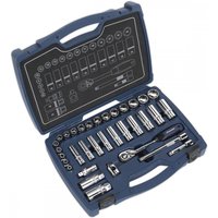 Sealey AK8991 34 Piece 3/8" Drive Socket Set