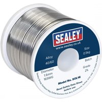 Sealey SOL16 Solder Wire Quick Flow 1.6Mm/16Swg 40/60 0.5Kg Reel