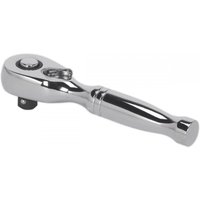 Sealey 1/4" Drive Quick Release Pear Head Stubby Ratchet