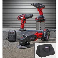 Sealey CP20V 20v Cordless 3 Piece Power Tool Kit