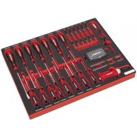 Sealey 72 Piece Screwdriver Set in Module Tray