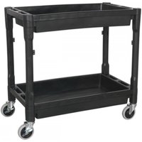 Sealey 2 Shelf Heavy Duty Composite Trolley