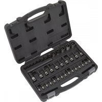 Sealey 38 Piece Combination Drive Torx and Security Torx Socket Bit Set