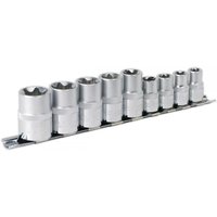 Sealey 9 Piece Combination Drive Torx Socket Set