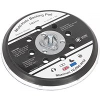 Sealey AK289 Universal Dust-Free Stick-On Da Backing Pad Ø150Mm X 5/16inUnf & M8