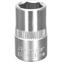 Sealey 3/8" Drive Hexagon WallDrive Socket Metric