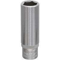 Sealey 1/4" Drive Deep Hexagon WallDrive Socket Metric
