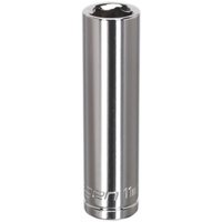 Siegen 3/8" Drive Deep Hexagon WallDrive Socket Metric