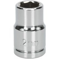 Siegen 1/2" Drive Hexagon WallDrive Socket Metric