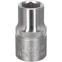 Sealey 1/2" Drive Hexagon WallDrive Socket Metric
