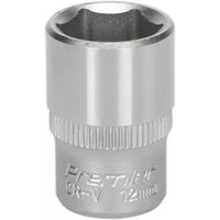 Sealey 1/4" Drive Hexagon WallDrive Socket Metric