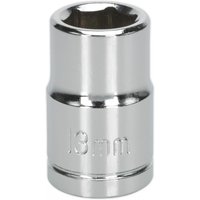 Siegen 1/2" Drive Hexagon WallDrive Socket Metric