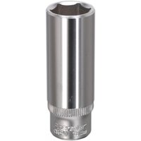 Sealey 1/4" Drive Deep Hexagon WallDrive Socket Metric