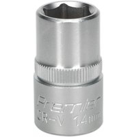 Sealey 1/2" Drive Hexagon WallDrive Socket Metric