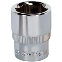 Sealey 1/4" Drive Hexagon WallDrive Socket Metric
