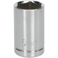 Siegen 1/2" Drive Hexagon WallDrive Socket Metric