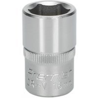Sealey 1/2" Drive Hexagon WallDrive Socket Metric
