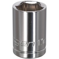Siegen 1/2" Drive Hexagon WallDrive Socket Metric