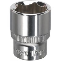Sealey 3/8" Drive Hexagon WallDrive Socket Metric