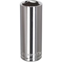 Siegen 3/8" Drive Deep Hexagon WallDrive Socket Metric
