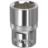 Sealey 1/2" Drive Hexagon WallDrive Socket Metric