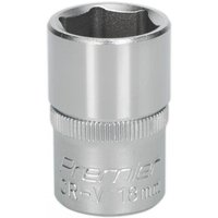 Sealey 1/2" Drive Hexagon WallDrive Socket Metric