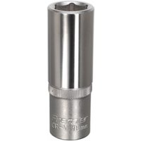 Sealey 1/2" Drive Deep Hexagon WallDrive Socket Metric