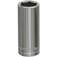 Siegen 3/8" Drive Deep Hexagon WallDrive Socket Metric