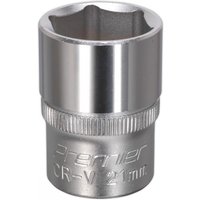 Sealey 1/2" Drive Hexagon WallDrive Socket Metric