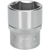 Sealey 1/2" Drive Hexagon WallDrive Socket Metric