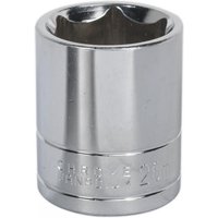 Siegen 1/2" Drive Hexagon WallDrive Socket Metric