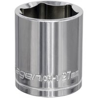 Siegen 1/2" Drive Hexagon WallDrive Socket Metric