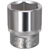 Sealey 1/2" Drive Hexagon WallDrive Socket Metric