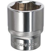 Sealey 1/2" Drive Hexagon WallDrive Socket Metric