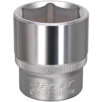 Sealey 1/2" Drive Hexagon WallDrive Socket Metric