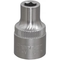 Sealey 3/8" Drive Hexagon WallDrive Socket Metric