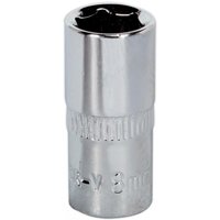 Sealey 1/4" Drive Hexagon WallDrive Socket Metric