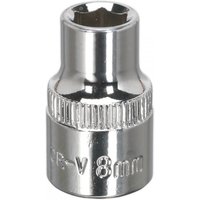 Sealey 3/8" Drive Hexagon WallDrive Socket Metric